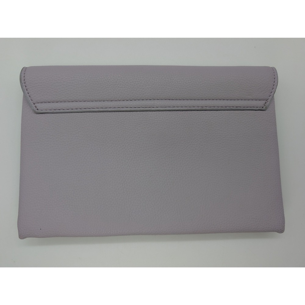 Urban Expressions Lavender Purple Vegan Leather Handbag Purse Makeup Bag - Picture 4 of 6